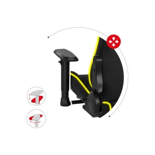 Silla gaming Huzaro Force 6.3 Racing ergonómica RGB 130 kg