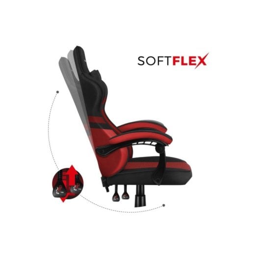 Silla gaming Huzaro FORCE 4.4 estructura de acero respaldo ergonómico 130 kg