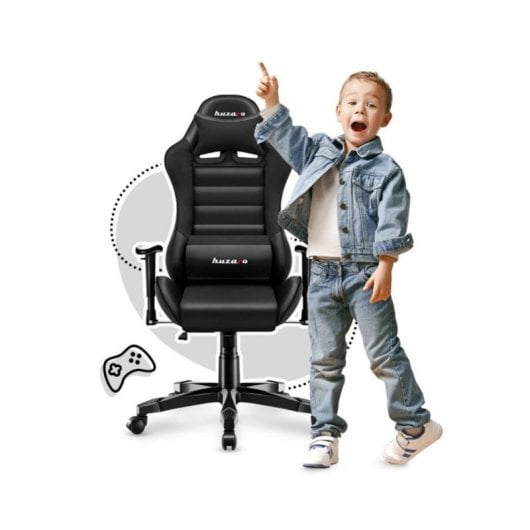 Silla gaming Huzaro Ranger 6.0 Black ergonómica ajustable 130 kg
