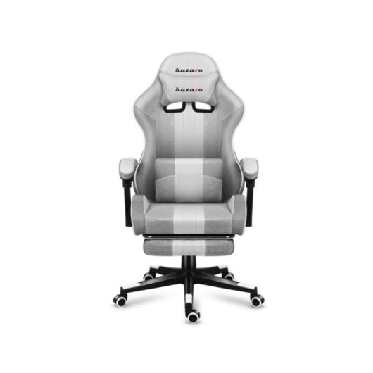 Silla gaming Huzaro FORCE 4.7 gris respaldo acolchado reposabrazos ajustables