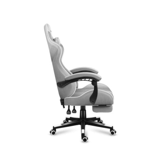 Silla gaming Huzaro FORCE 4.7 gris respaldo acolchado reposabrazos ajustables