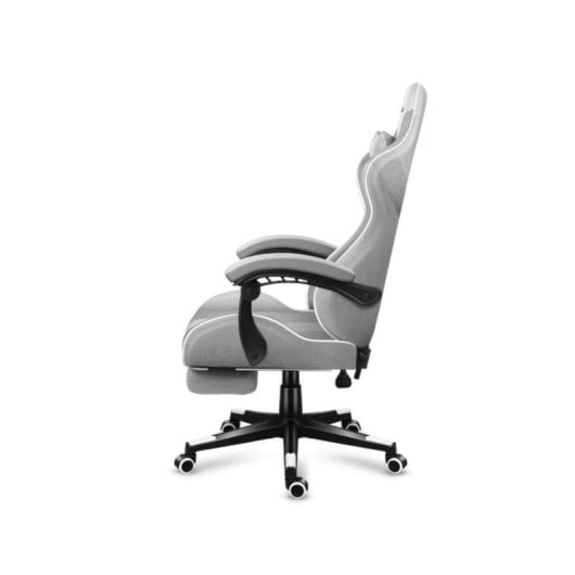 Silla gaming Huzaro FORCE 4.7 gris respaldo acolchado reposabrazos ajustables