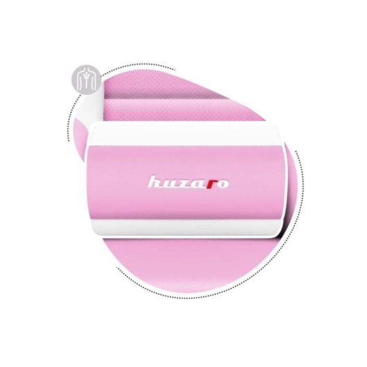 Silla gaming Huzaro Ranger 6.0 bucket ajustable rosa soporte 130 kg