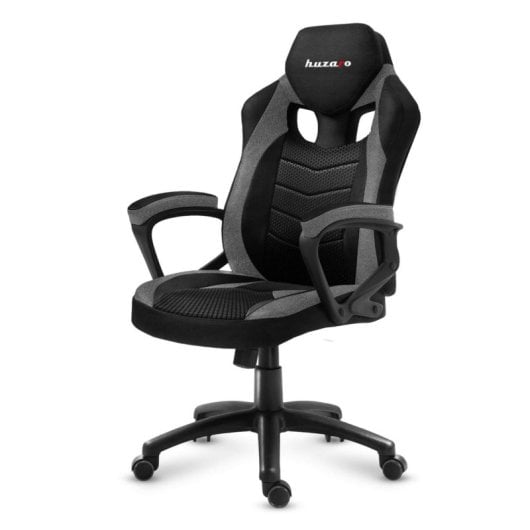 Butaca Gaming Huzaro FORCE 2.5 Grey Mesh ergonómica 140 kg respaldo acolchado