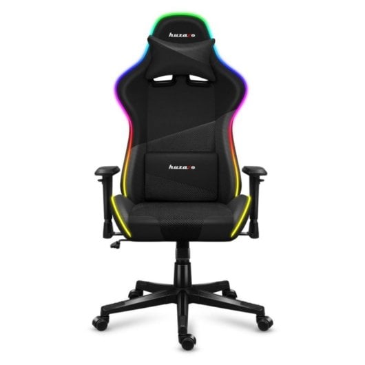 Silla gaming Huzaro Force 6.2 RGB diseño racing respaldo reclinable hasta 180°