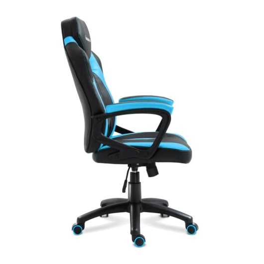 Butaca Gaming Huzaro FORCE 2.5 Reposabrazos Duro Cuero Altura Ajustable Negro Azul