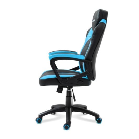 Butaca Gaming Huzaro FORCE 2.5 Reposabrazos Duro Cuero Altura Ajustable Negro Azul
