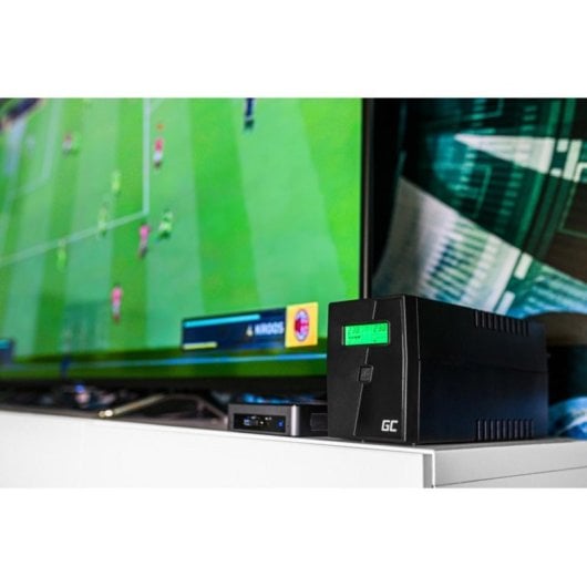 Sai Green Cell 800VA Bateria de Chumbo LCD Proteção AVR 2 Saídas Tipo F