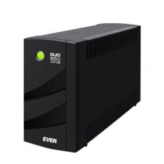 Sai Ever 850VA Batterie 2x12V Sinuswelle 6 Steckdosen USB Tower