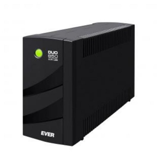 Sai Ever 850VA Batterie 2x12V Sinuswelle 6 Steckdosen USB Tower