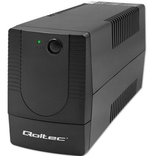 Sai Qoltec 850VA Batería 12V 7Ah 14 Minutos Protección AVR Onda Senoidal