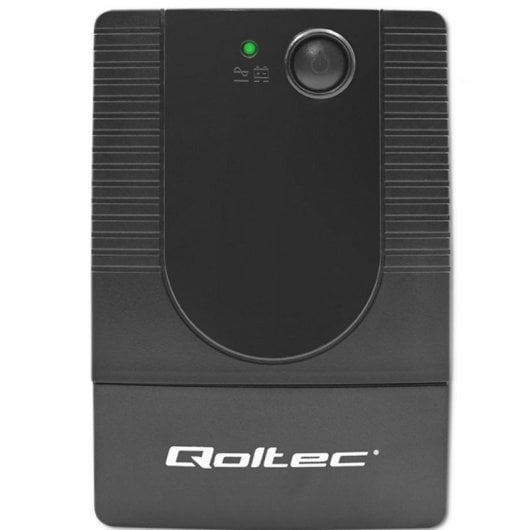 Sai Qoltec 850VA Batería 12V 7Ah 14 Minutos Protección AVR Onda Senoidal