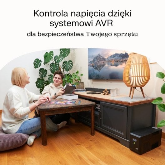 Sai Green Cell 1 kVA Batterie Plomb AGM Onde Pseudo Sinusoïdale 4 Prises USB AVR