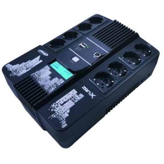 Sai Infosec 1000VA Batería de Plomo-Ácido 15 Minutos 8 Tomacorrientes USB AVR