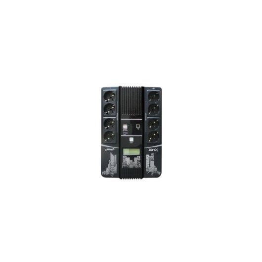 Sai Infosec 1000VA Batería de Plomo-Ácido 15 Minutos 8 Tomacorrientes USB AVR