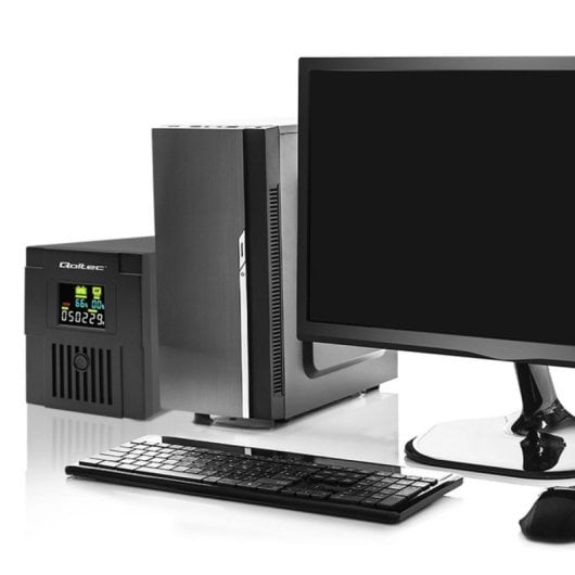 Sai Qoltec 1500VA Batería de Plomo 6h Autonomía AVR Pantalla LCD