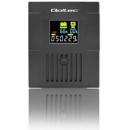 Sai Qoltec 1500VA Batería de Plomo 6h Autonomía AVR Pantalla LCD