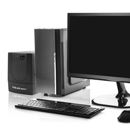 Sai Qoltec 650VA Batería de Plomo 14 Minutos AVR y Protección Integral