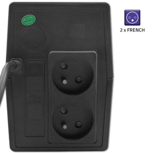 Sai Qoltec 650VA Batería de Plomo 14 Minutos AVR y Protección Integral