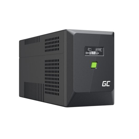 Sai Green Cell 2 kVA Batterie Plomb AGM 9 Ah 4 Prises USB AVR