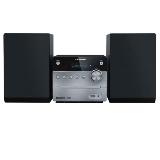 Micro Systeem Blaupunkt MS12BT 5W RMS Bluetooth USB 2 Luidsprekers Zwart