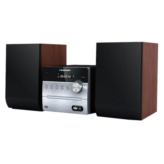 Micro Systeem Blaupunkt MS12BT 5W RMS Bluetooth USB 2 Luidsprekers Zwart