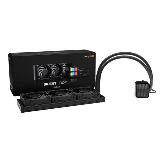 Refrigeración Líquida Be quiet Silent Loop 3 360mm 3 Lüfter RGB Multi LED