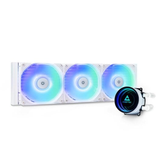 Refrigeration Liquide Roline Chieftec CLC-360-RGB-W 360mm 3 Ventilateurs RGB Blanc