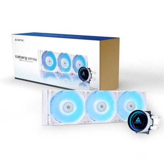 Refrigeration Liquide Roline Chieftec CLC-360-RGB-W 360mm 3 Ventilateurs RGB Blanc
