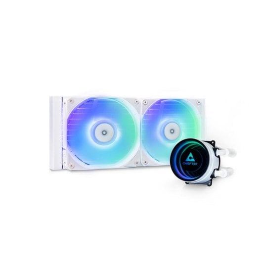 Refrigerazione Liquida Chieftec ICEBERG 240-RGB-W 240mm 2 Ventole RGB Bianco