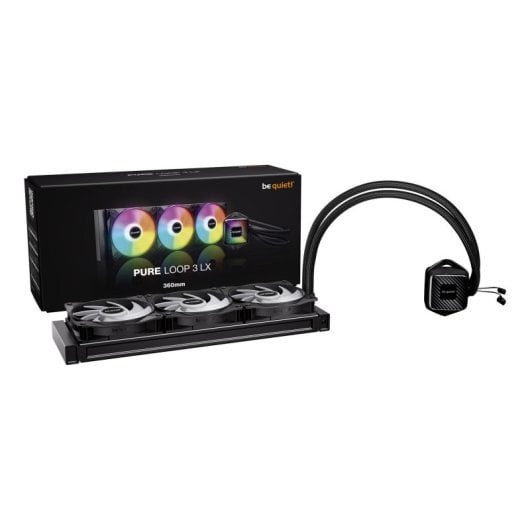 Refrigeration Liquide Be quiet PURE LOOP 3 LX 360mm 3 Ventilateurs LED RGB