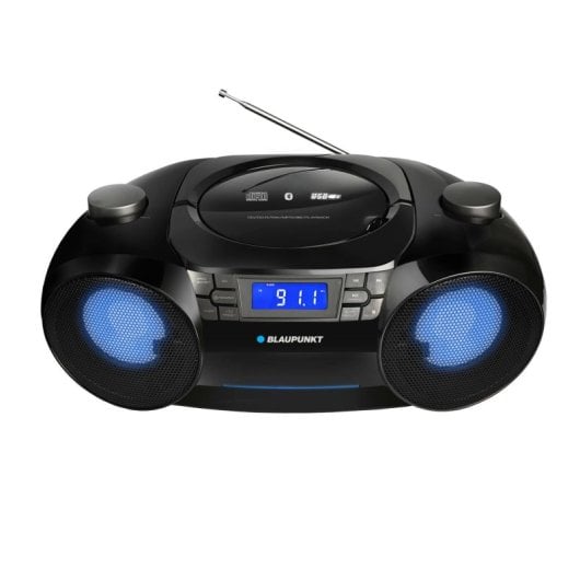 CD-Player Blaupunkt BB31LED Digital FM USB Bluetooth SD 6W Schwarz Grau
