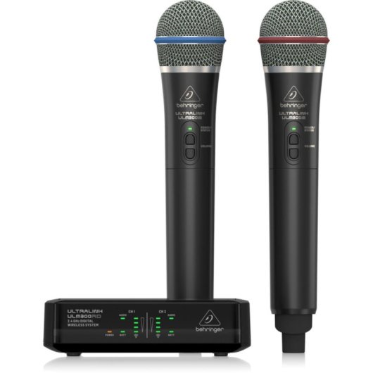 Microfono Behringer ULM302MIC wireless 2.4 GHz con doppio trasmettitore e ricevitore
