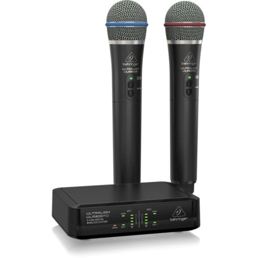 Microfono Behringer ULM302MIC wireless 2.4 GHz con doppio trasmettitore e ricevitore