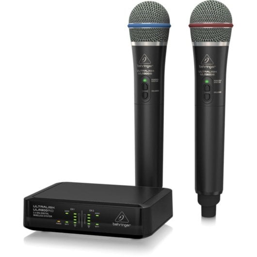 Microfono Behringer ULM302MIC wireless 2.4 GHz con doppio trasmettitore e ricevitore