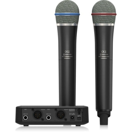 Microfono Behringer ULM302MIC wireless 2.4 GHz con doppio trasmettitore e ricevitore