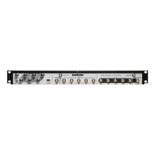 Microfono Shure GLXD+FMZ4/LC-E ricevitore rack UHF antenna rimovibile