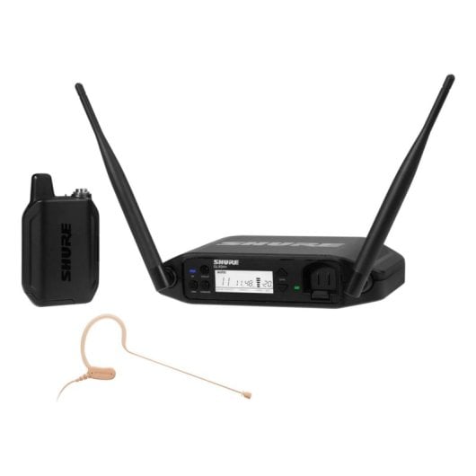 Microfono Shure GLXD14+E/MX53-Z4 UHF condensatore lavalier bodypack rack