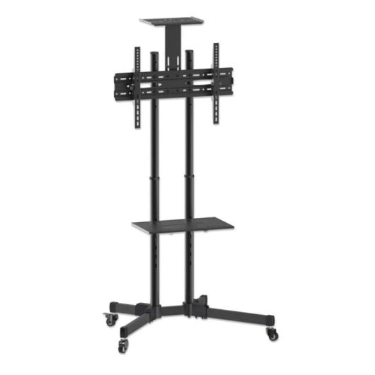 Soporte para TV Manhattan Universal Carrito Acero 37 a 70" 50 kg Altura Ajustable