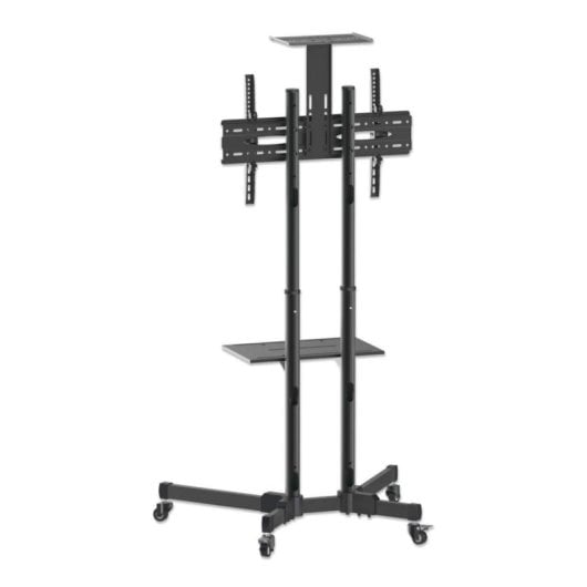 Soporte para TV Manhattan Universal Carrito Acero 37 a 70" 50 kg Altura Ajustable