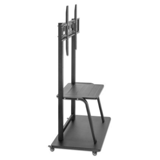 Soporte móvil Manhattan 462334 para pantallas 37-100" aluminio ruedas