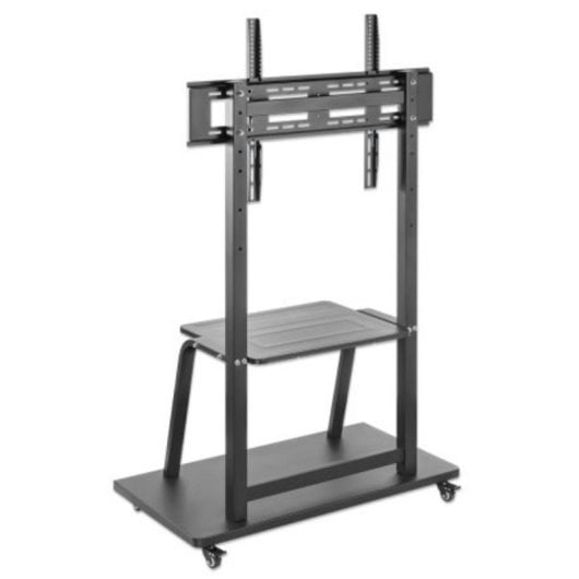 Soporte móvil Manhattan 462334 para pantallas 37-100" aluminio ruedas