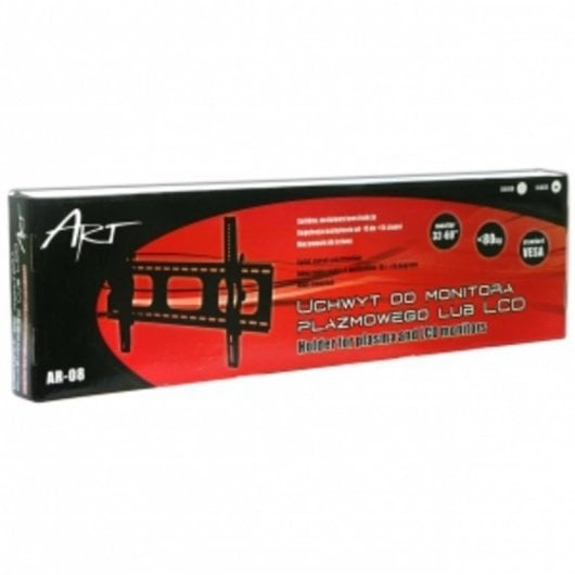 TV Wandhalterung ART AR-08 80 kg 32–60 Zoll Metall Schwarz