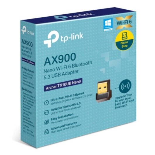 Netzwerkkarte TP-Link Archer TX10UB Nano USB 600 Mbit/s Dual Band Bluetooth 5.3