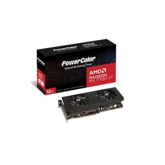 Grafikkarte PowerColor Radeon RX 7700 XT 12GB GDDR6 PCIe 4.0 Dual Fan