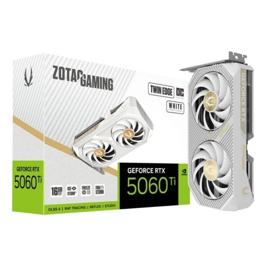 Scheda Grafica Zotac GeForce RTX 5060 Ti Twin Edge OC 16GB GDDR7 Reflex 2 RTX AI DLSS4