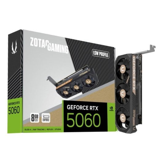 Scheda Video Zotac GeForce RTX 5060 Low Profile 8GB GDDR7 Reflex 2 RTX AI DLSS4