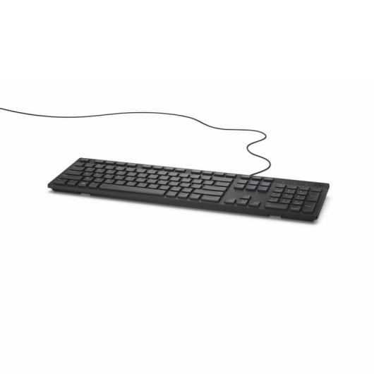 Teclado de membrana Dell KB216 Layout US Internacional com teclas multimédia
