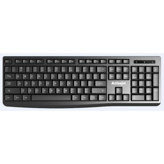 Teclado Activejet K-3803S membrane profil haut courbé USB QWERTY US complet