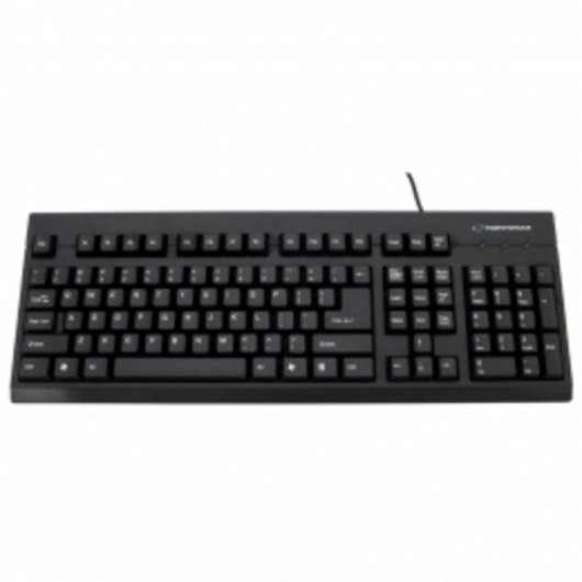 Clavier à membrane Esperanza TK101 Layout FR filaire USB noir ergonomique